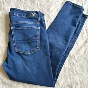 AMERICAN EAGLE skinny jeggings sz 12 short